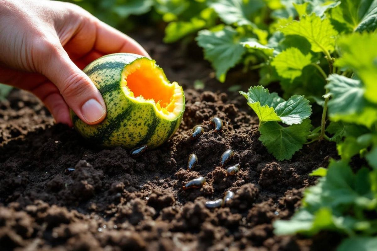 transformez vos épluchures de melon en alliés contre les limaces