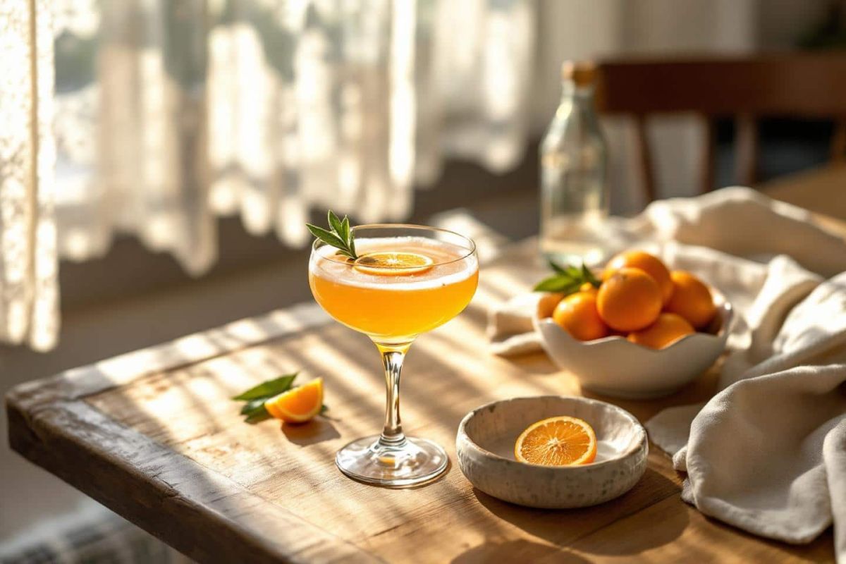 Un jour, un cocktail : Gin clémentine-sauge pétillant