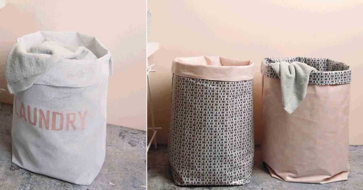 Découvrez l'univers des sacs à linge : pratiques et élégants