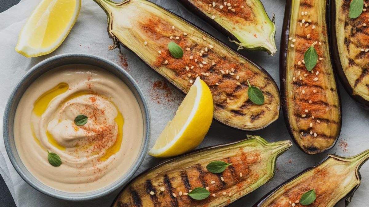 sublimez vos aubergines grillées avec une crème onctueuse