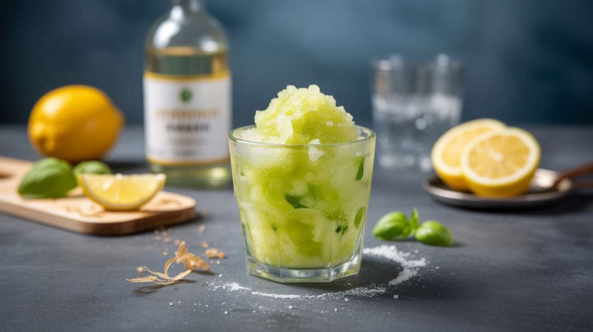 Un granité citron basilic pour une fraîcheur estivale irrésistible