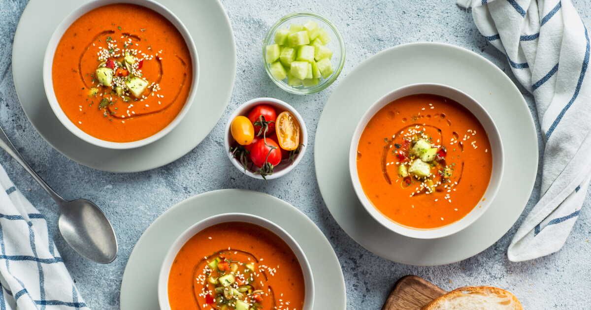 des soupes et veloutés d’été pour se rafraîchir en toute légèreté