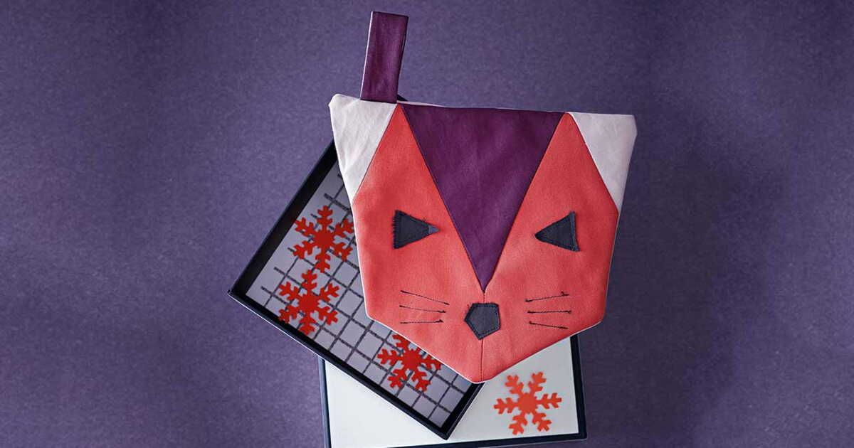 Une pochette à coudre en patchwork