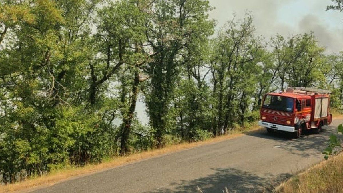 Incendie dévastateur à Arcambal : luttant contre un feu rampant à 75 hectares