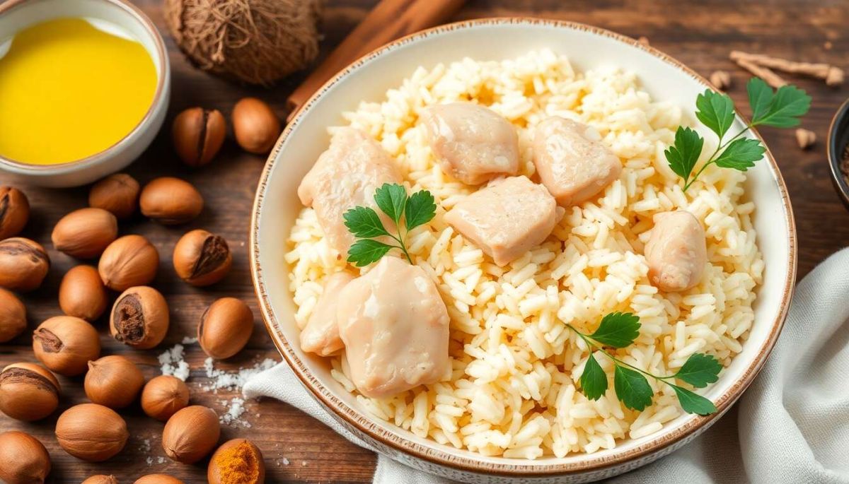 Poulet noisette et riz coco : une aventure culinaire sensationnelle