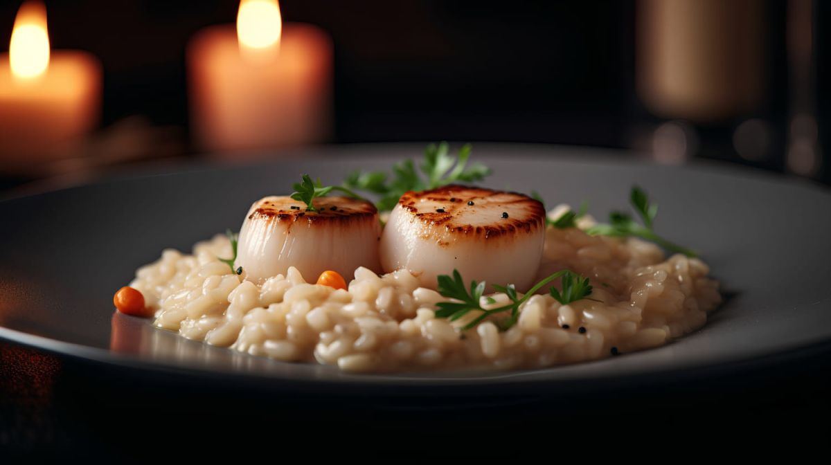 Un risotto aux noix de Saint-Jacques pour éblouir vos invités à Noël